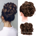 Scrunchie Combs Bun Curly Updo Hairpieces para mujer